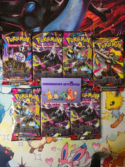 1 bustina italiano buio pesto pokemon