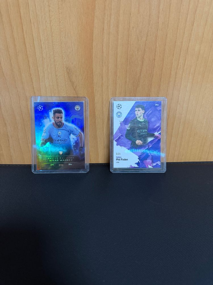 Mahrez /50 y Foden /25 Topps Total