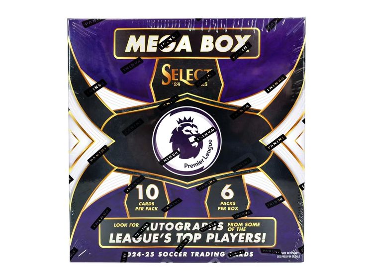 Panini Select 2024-25 Soccer Trading Cards Mega Box