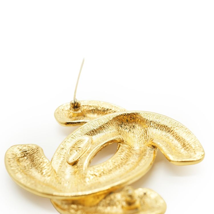Immagine di Chanel Vintage Metal Brooch CC 4