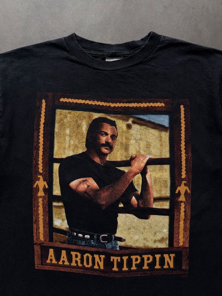 1990s Aaron Tippin faded tee (L) image 4