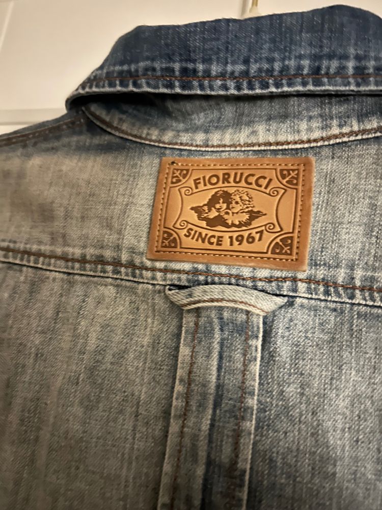 Vintage Designer Fiorucci ladies denim shirt 2