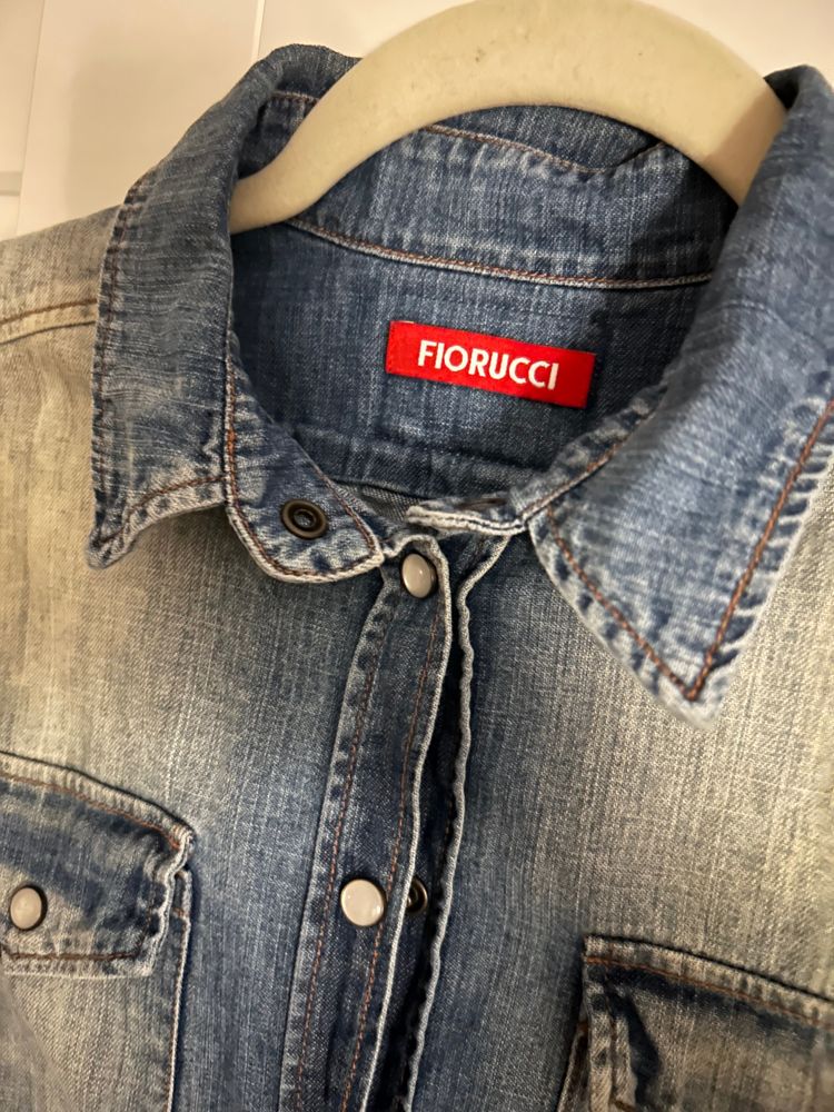 Vintage Designer Fiorucci ladies denim shirt 4
