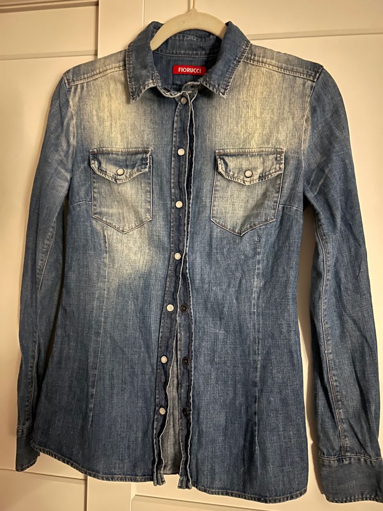 Vintage Designer Fiorucci ladies denim shirt