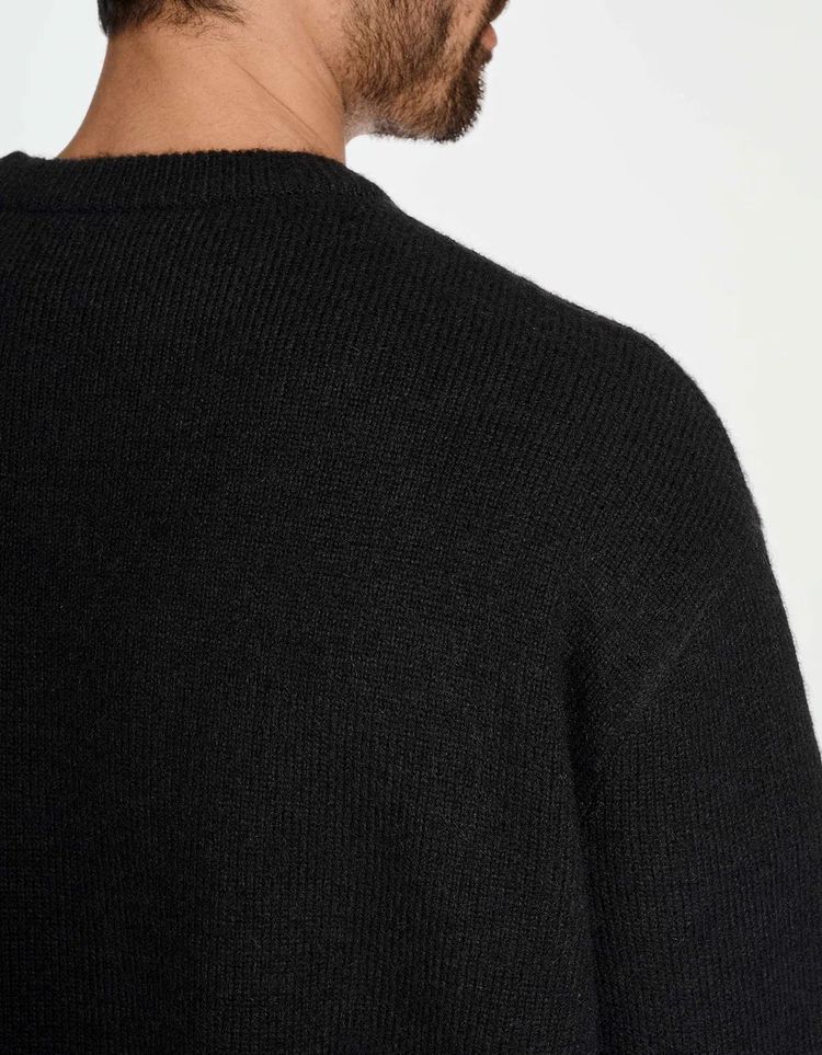 Y-3 Black Chito Graphic Knitted Sweater image 8