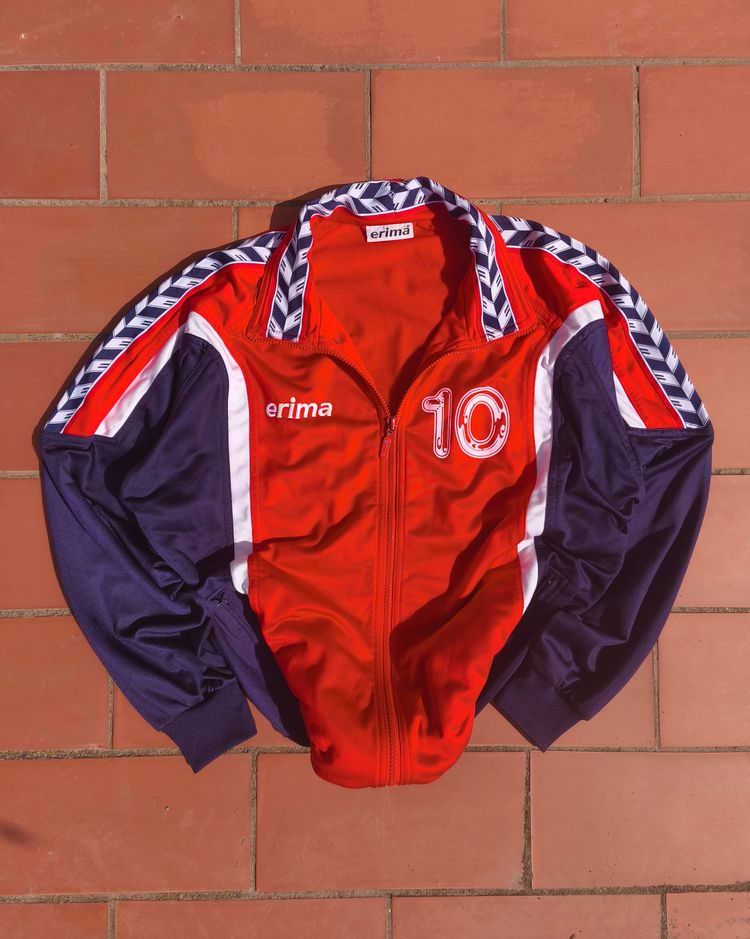 Chaqueta Vintage Erima Retro 90s - Talla 4 (M) - Dorsal 10