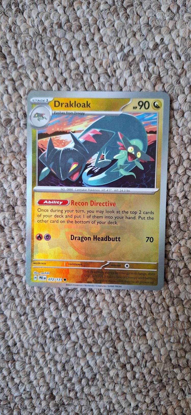 Pokémon Drakloak Pokémon Card product image