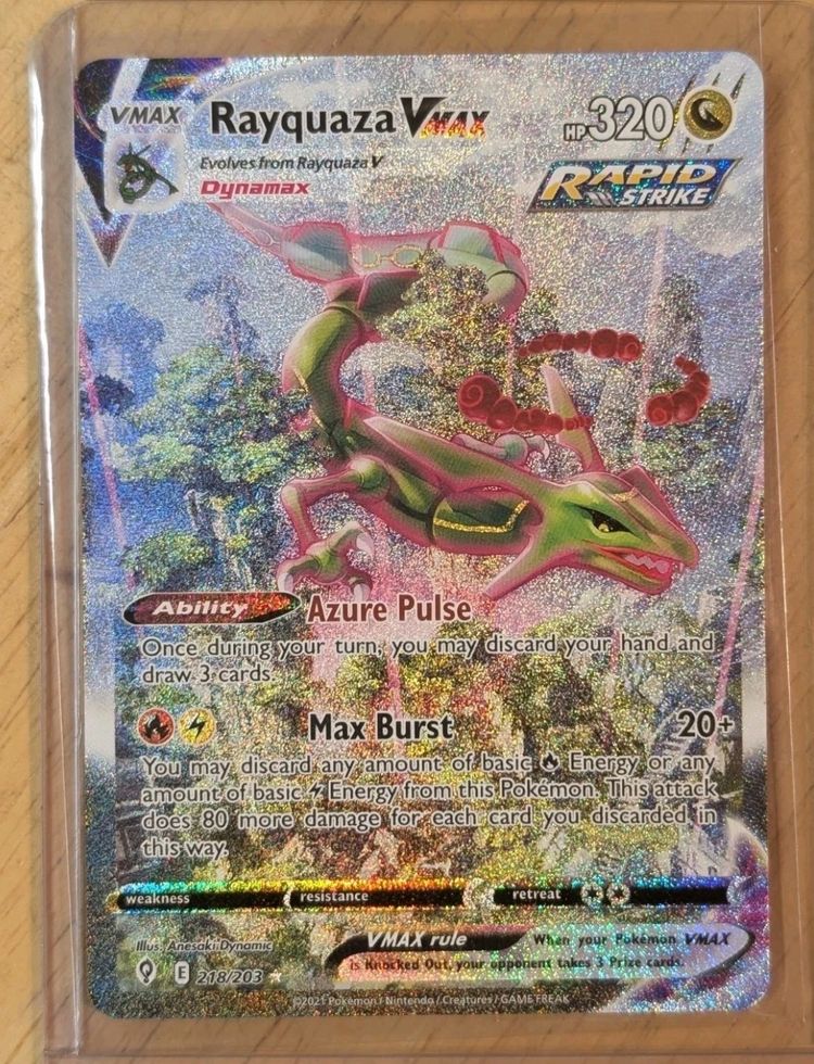 Rayquaza Vmax Pokémon Card