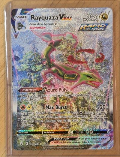 Rayquaza Vmax Pokémon Card