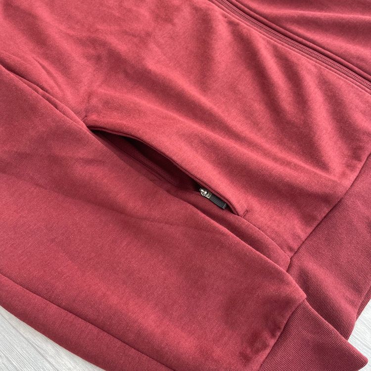 Nike Primary Fleece Dri-FIT UV Zip Performance Hoodie - Dark Team Red[FZ0967-619] image 3