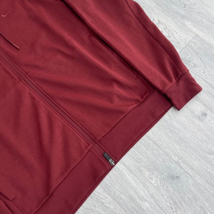 Nike Primary Fleece Dri-FIT UV Zip Performance Hoodie - Dark Team Red[FZ0967-619] image 4