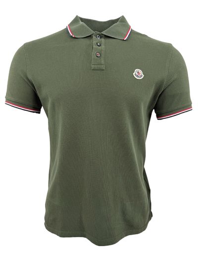 Moncler Badge Polo - Khaki (918591931)