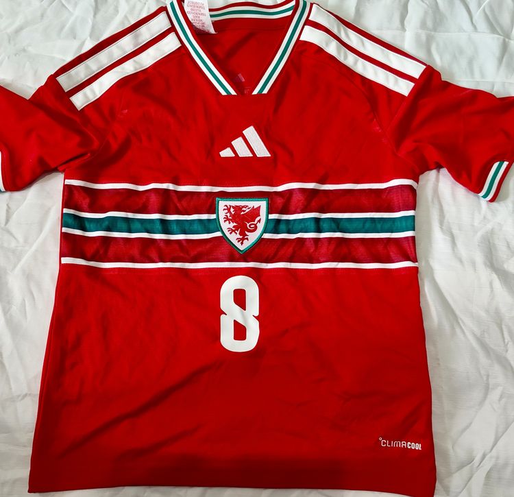 Lot27 Adidas Wales Red Sports Jersey