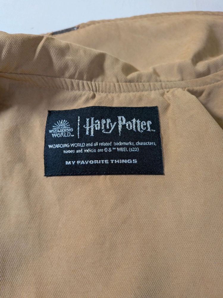 Trench lungo Harry Potter wizarding world beige con cintura ricamata imagen 4