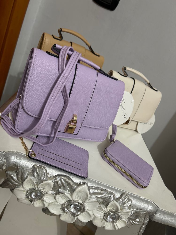 Small Structured Handbags With Cardholder And Coin Purse imagen 4