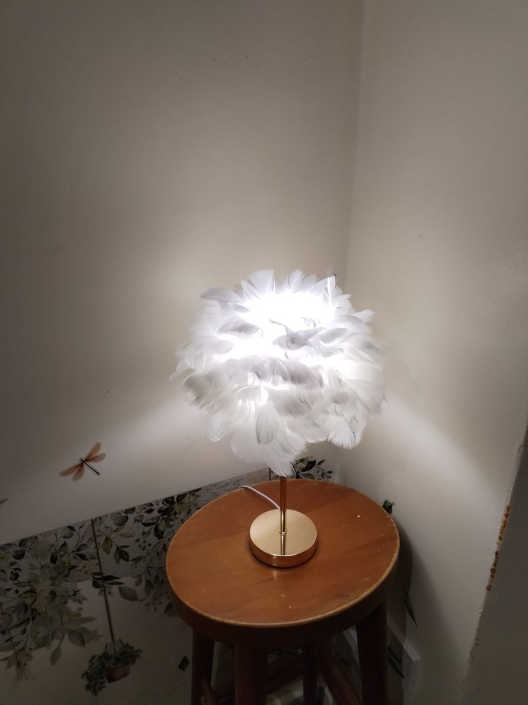 Other White Feather Table Lamp product image