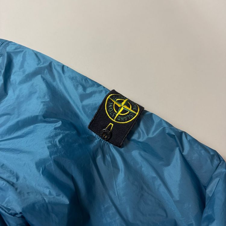 Stone Island Blue Micro Rip Stop Quilted Overshirt - XL image 2