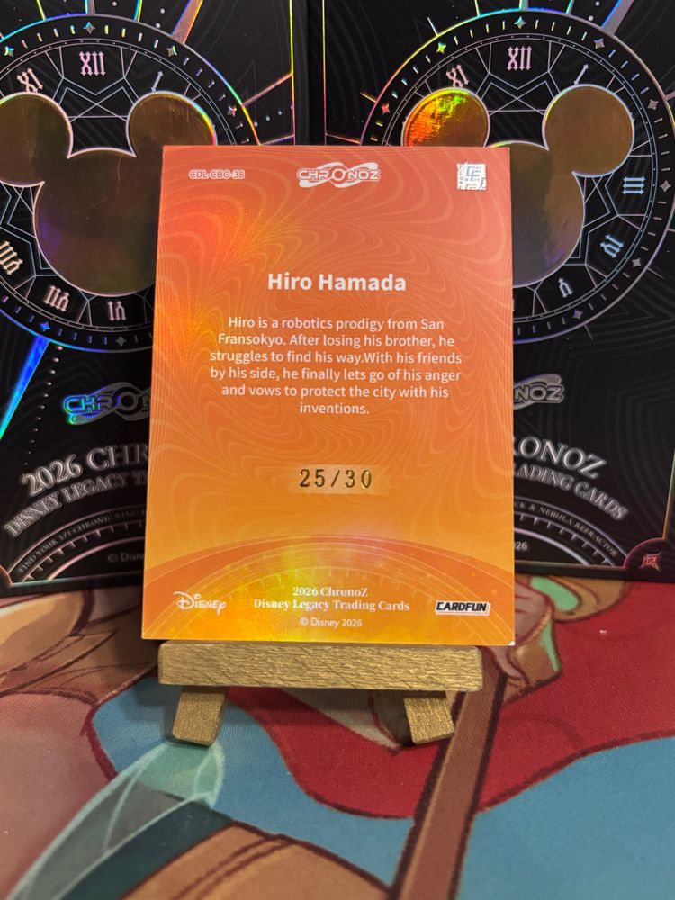Disney Hiro 25/30 Hamada Trading Card image 2