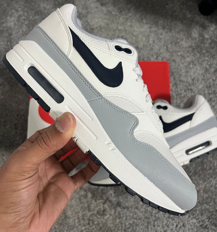 Nike Air Max 1 Platinum Tint Dark Obsidian Men’s Trainers | UK 6 | FD9082002