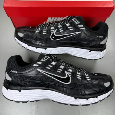 Nike P-6000 Black White Metallic Silver CD6404-026