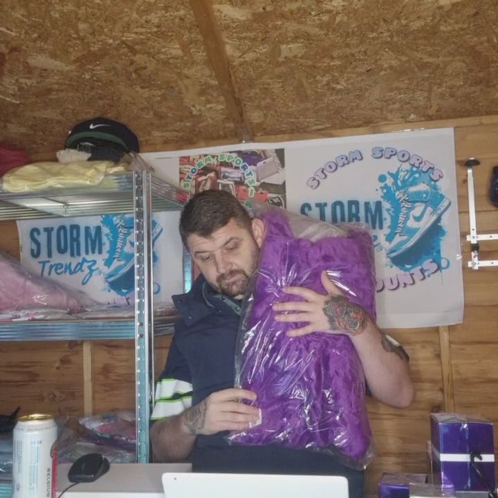Other PURPLE SNUGGLE HOODIE UK M  product image