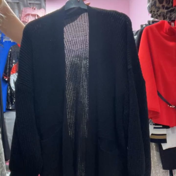 Other Black Mid-Length Cardigan product image