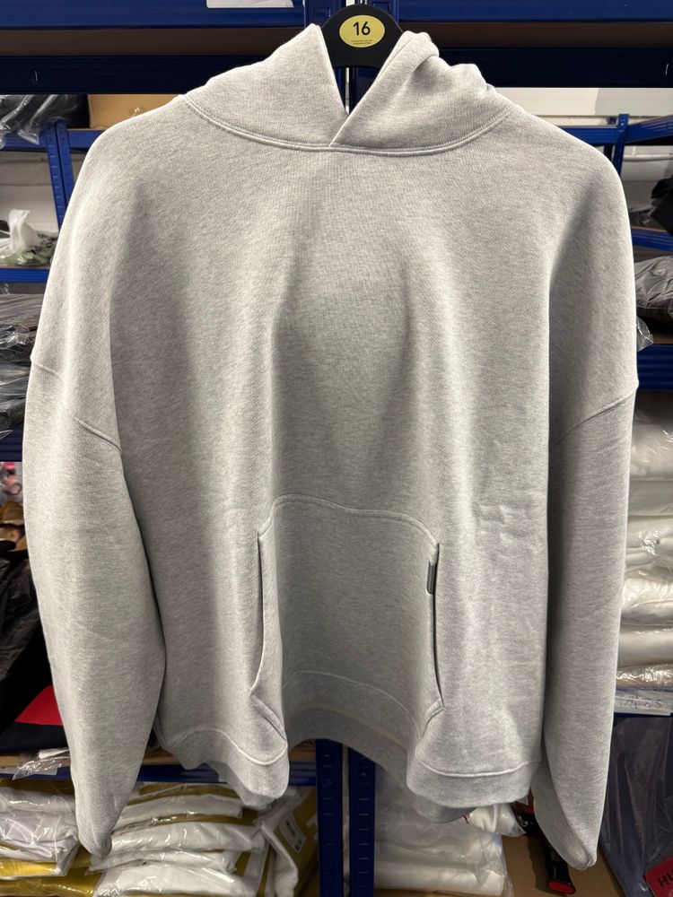 Represent plain Grey Hoodie