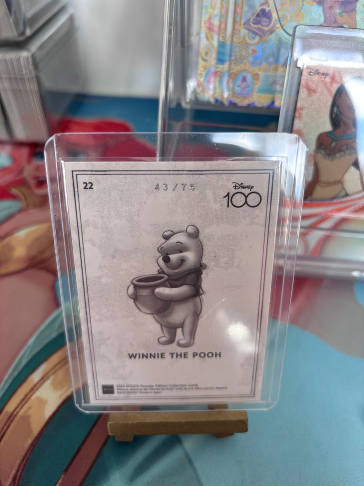 Epoch Winnie The Pooh 44/75 Collectible Card obraz 2