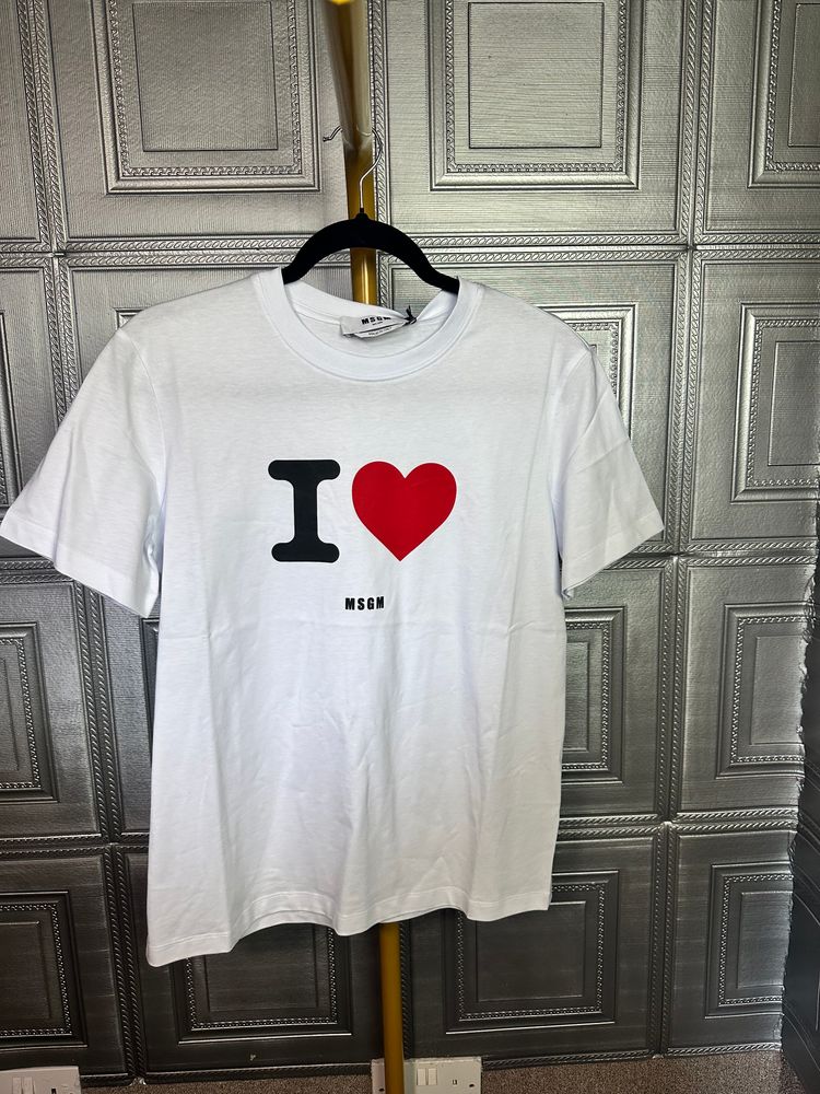 MSGM MSGM white T-shirt Women size M £145 RRP product image