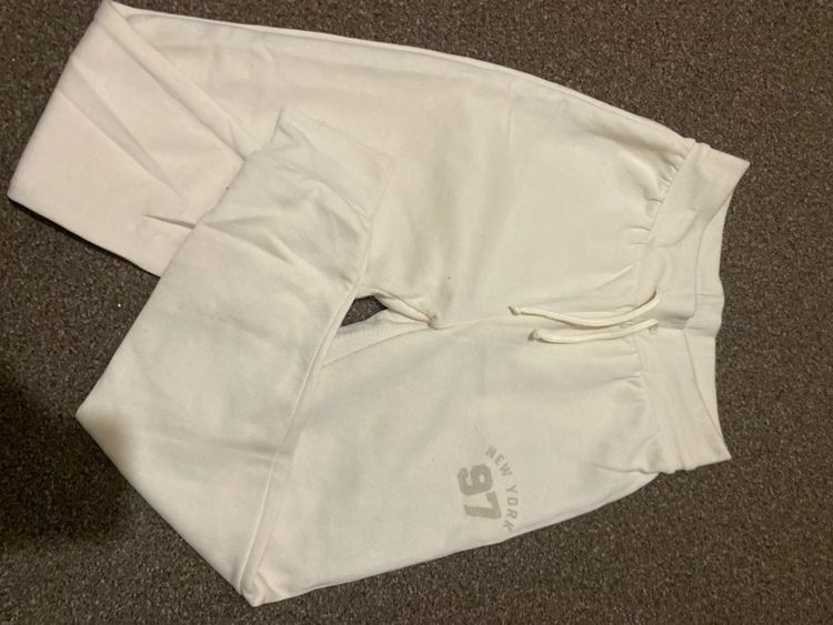 Cream Cream Sweatpants With New York 97 Print product image