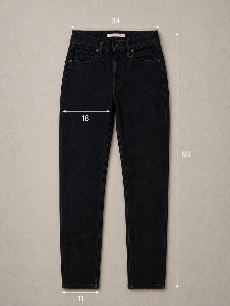 Immagine di Levi's Black Jeans w 26 L 28 2