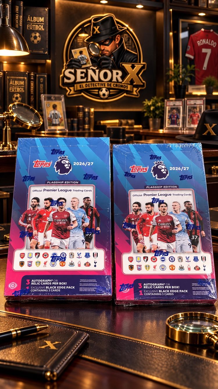 2 spot x 1 caja Topps Premier League Trading Cards 2026/27 And 2023/24 image 1