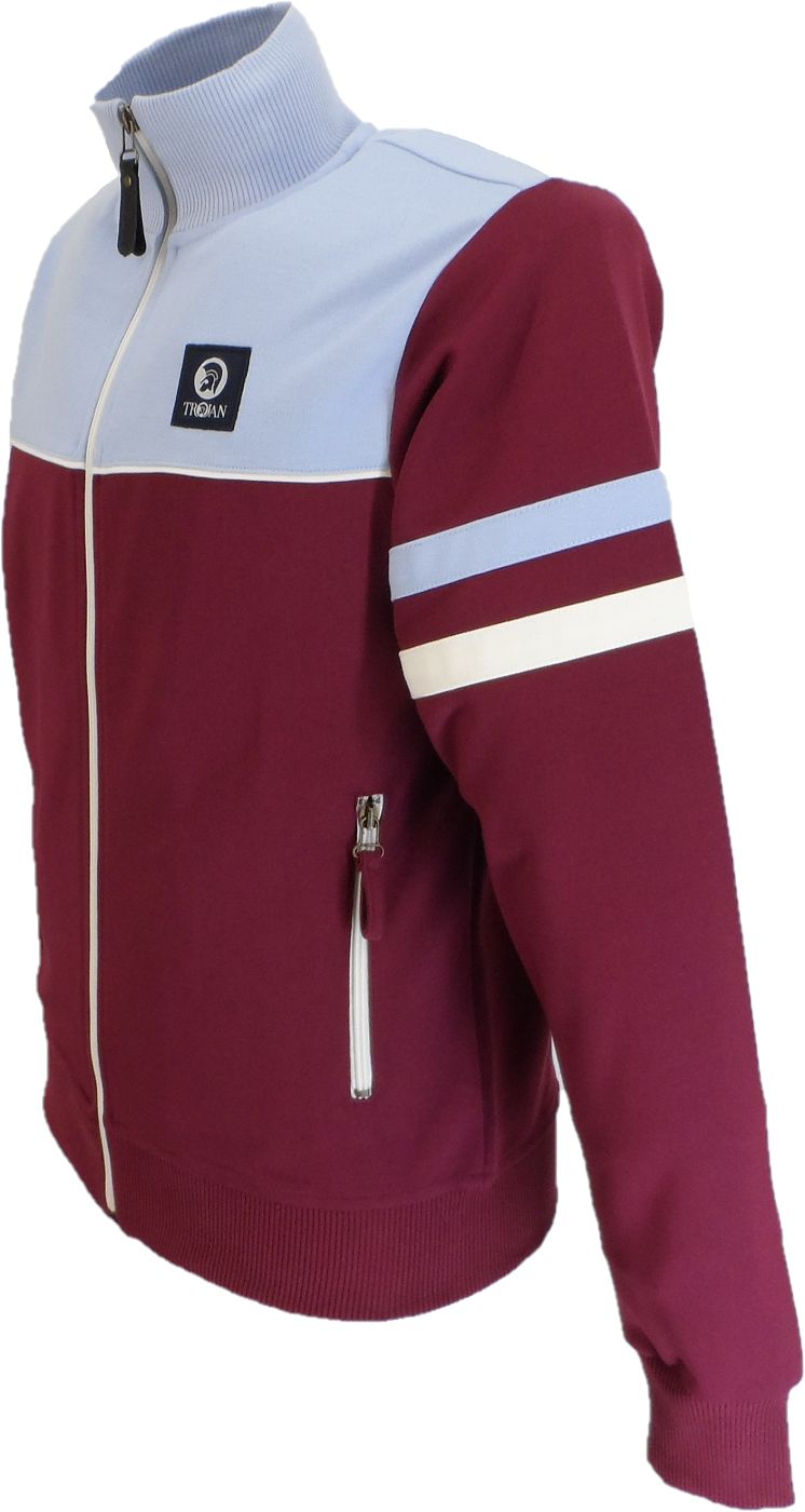 Trojan Mens Port/Sky Panel Track Tops image 4
