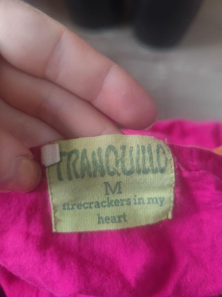 Tranquillo Pink Top With Orange Trim image 5