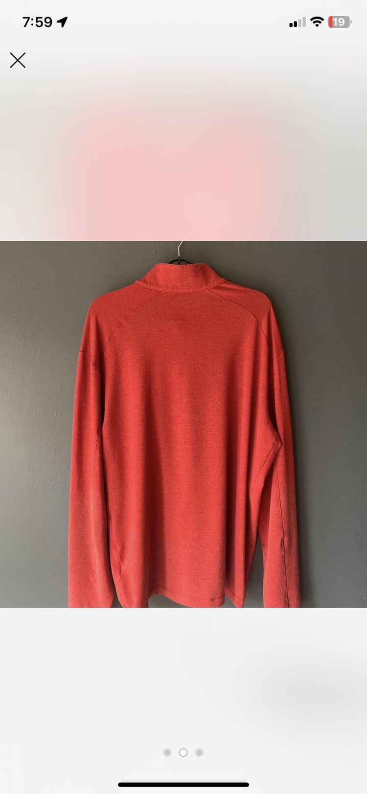 Men’s Nike 1/4 zip image 2