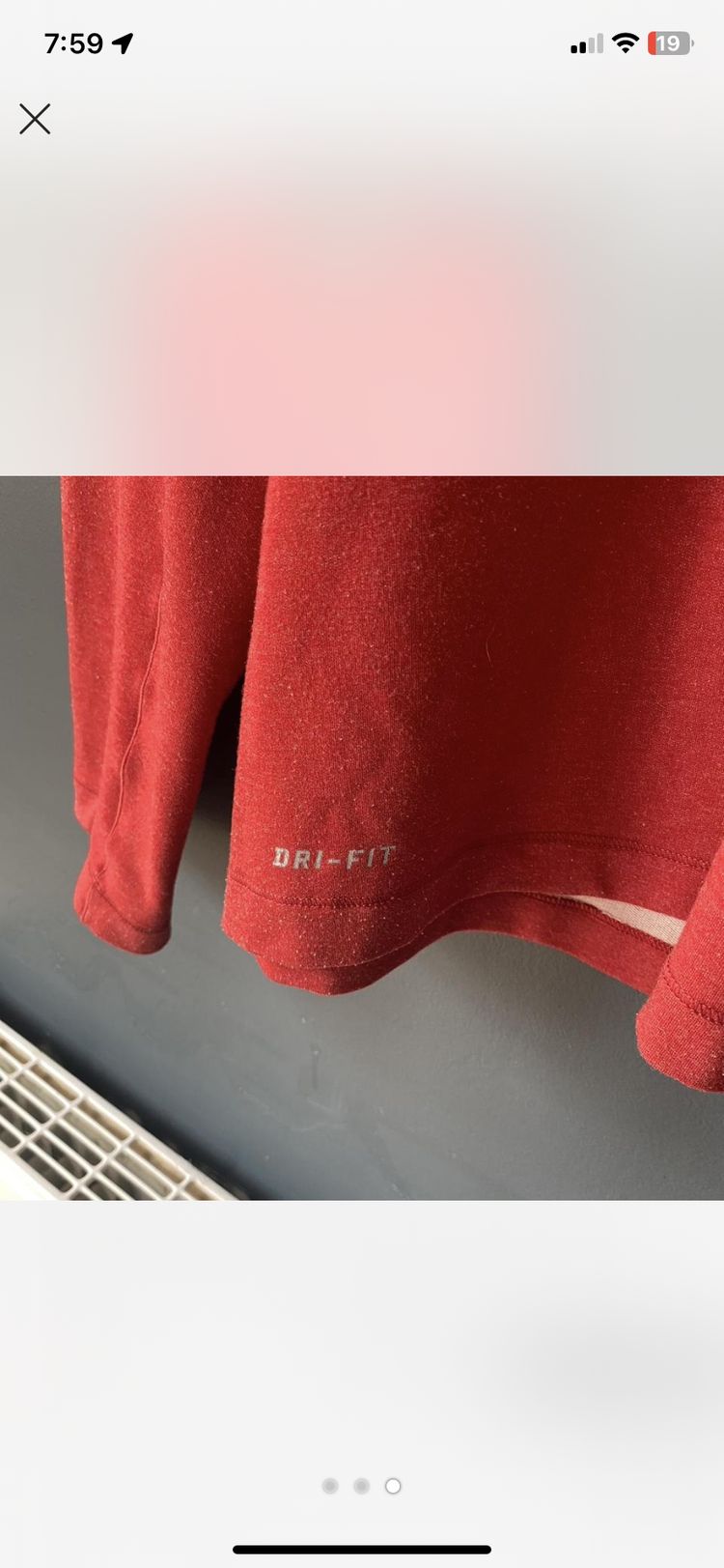 Men’s Nike 1/4 zip image 3