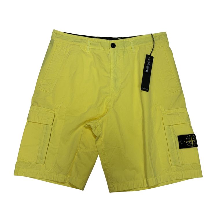 Stone Island Cargo Yellow Shorts