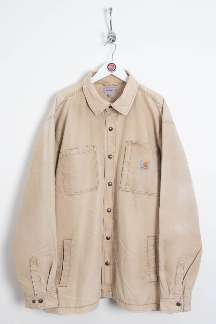 Carhartt Canvas Fleece Lined Overshirt (XL) image 1