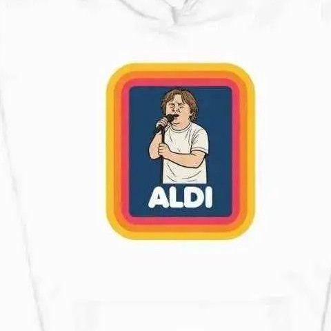 Aldi Inspired Lewis Capaldi Hoodie Unisex Graphic Sweatshirt image 7