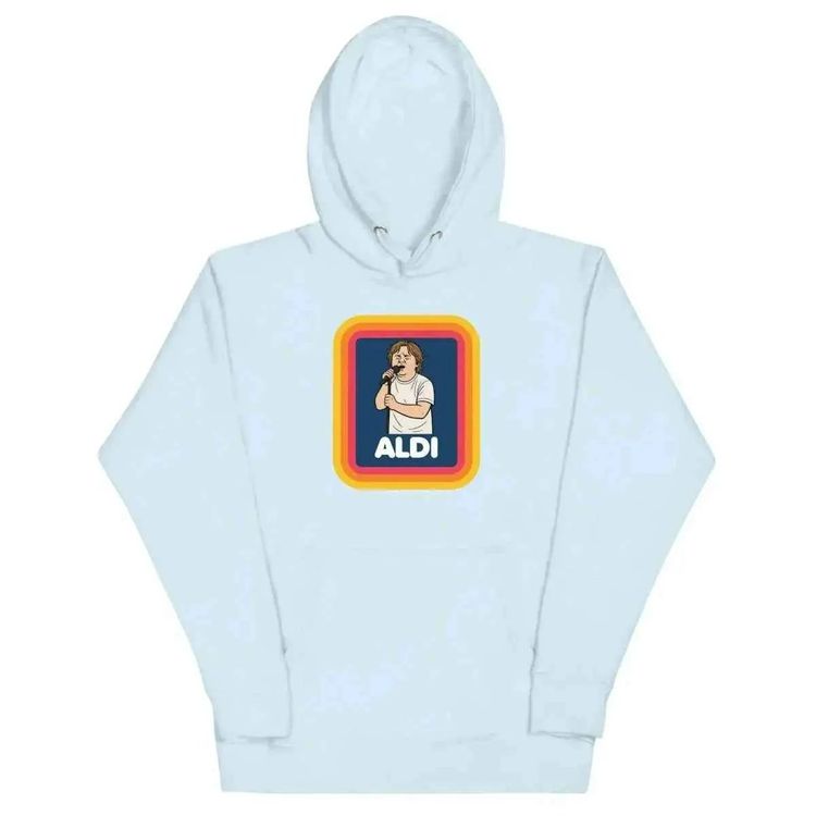 Aldi Inspired Lewis Capaldi Hoodie Unisex Graphic Sweatshirt image 5