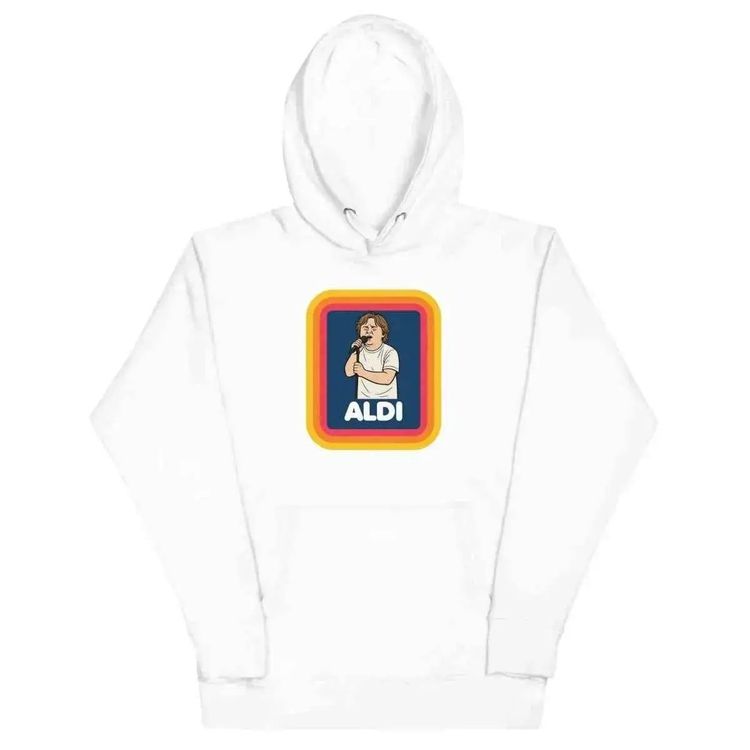 Aldi Inspired Lewis Capaldi Hoodie Unisex Graphic Sweatshirt image 1