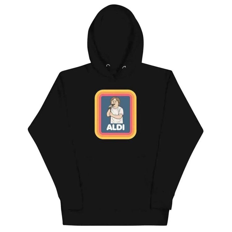 Aldi Inspired Lewis Capaldi Hoodie Unisex Graphic Sweatshirt image 2
