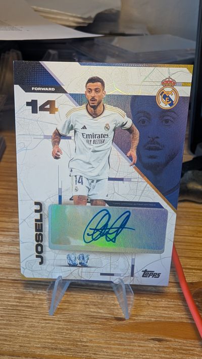 Joselu Auto Topps Los Blancos 2025/26 Real Madrid Autograph Modern Madrid