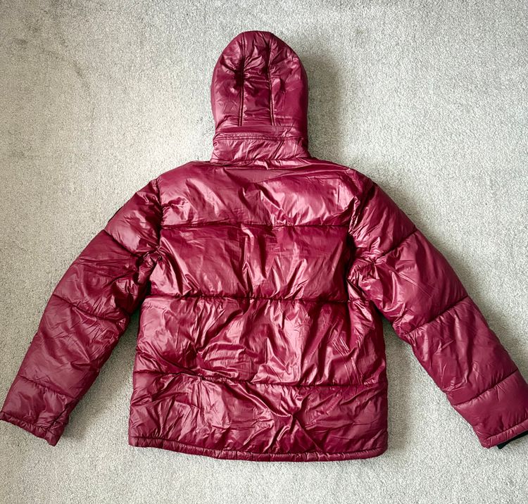 Topman Red Puffer Jacket image 7