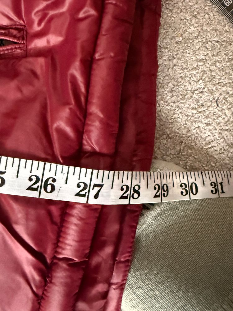 Topman Red Puffer Jacket image 6