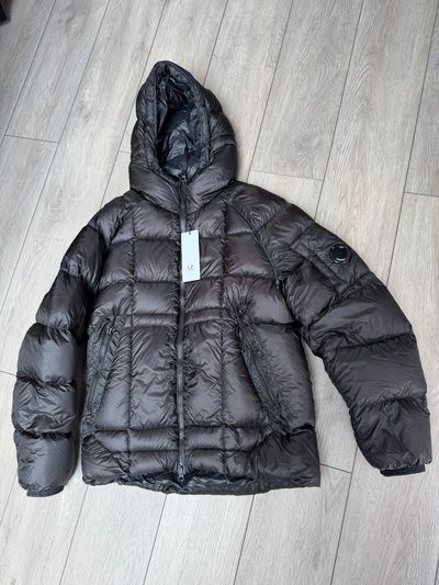 C.P. Company DD Black Puffer Jacket With Hood