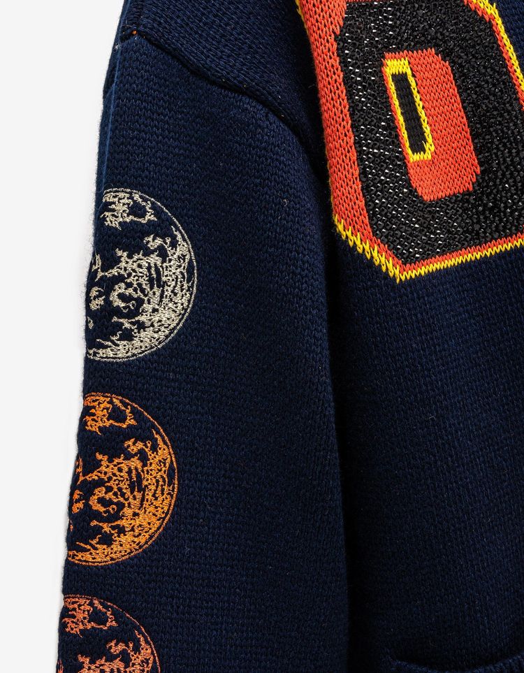 Off-White Blue Moon Phase Varsity Cardigan 8