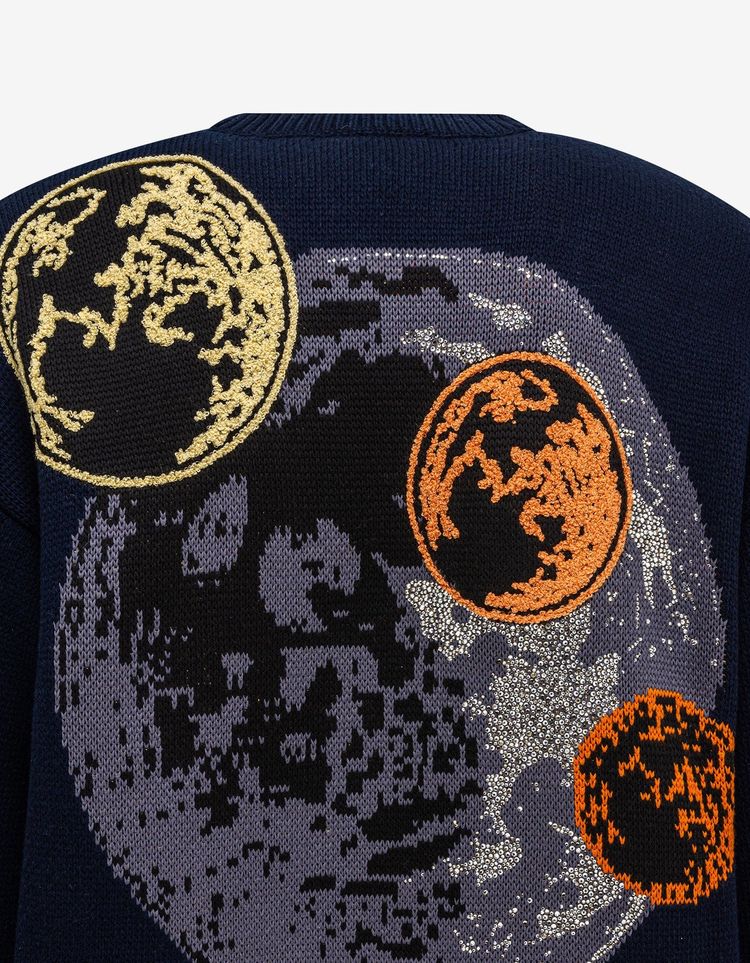 Off-White Blue Moon Phase Varsity Cardigan 5