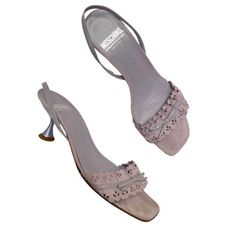 Lanabu Vintage Moschino Cheap and Chic lilac suede courts 39.5 product image