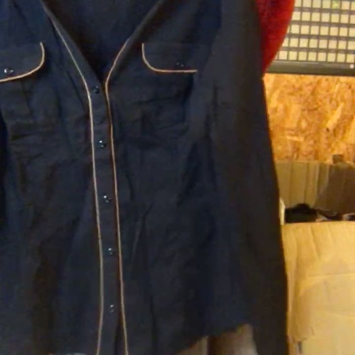 Next NEXT BLACK & TAN SHIRT SIZE 14 product image